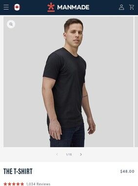 BNIB Manmade The T-shirt Size XXL Retail $48